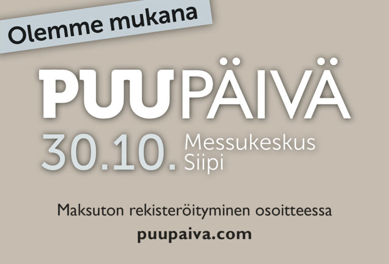 Tervetuloa kaikki puurakentamisesta ja sen kehittämisestä kiinnostuneet!